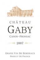 Chteau Gaby - Canon-Fronsac 2010 (750ml)