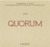 Hastae - Barbera dAsti Quorum 2001 (750ml) (750ml)