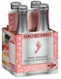 Barefoot - Bubbly Wine Pink Moscato NV (4 pack 187ml) (4 pack 187ml)