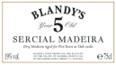 Blandys - Sercial Madeira 5 year old NV (750ml) (750ml)