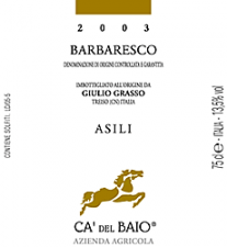 C del Baio - Barbaresco Asili 2015 (750ml) (750ml)