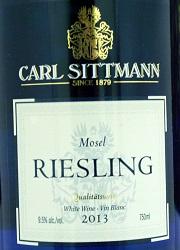 Carl Sittman - Riesling NV (750ml) (750ml)