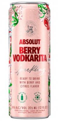 Absolut - Berry Vodkarita (4 pack cans) (4 pack cans)