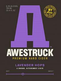 Gravity Ciders Inc. - Awestruck Lavendar Hops (4 pack cans) (4 pack cans)
