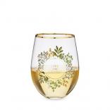 Stemless Wine Glass - Live In The Moment 0