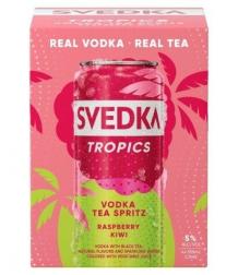 Svedka - Tropics- Raspberry Kiwi Vodka Tea Spritz (4 pack cans) (4 pack cans)